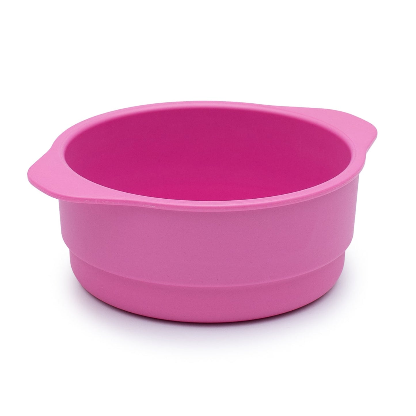 bamboo plant-based bamboo snack bowl in pink side on