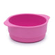 bamboo plant-based bamboo snack bowl in pink side on