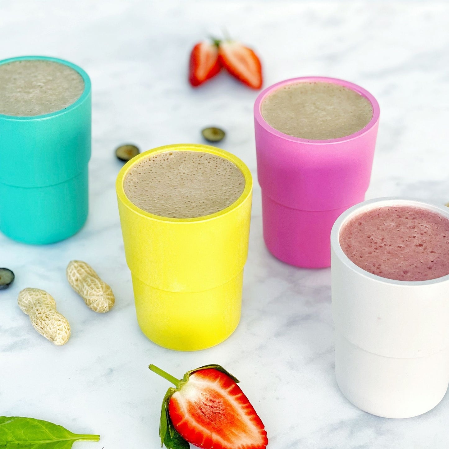 bamboo cups for milk