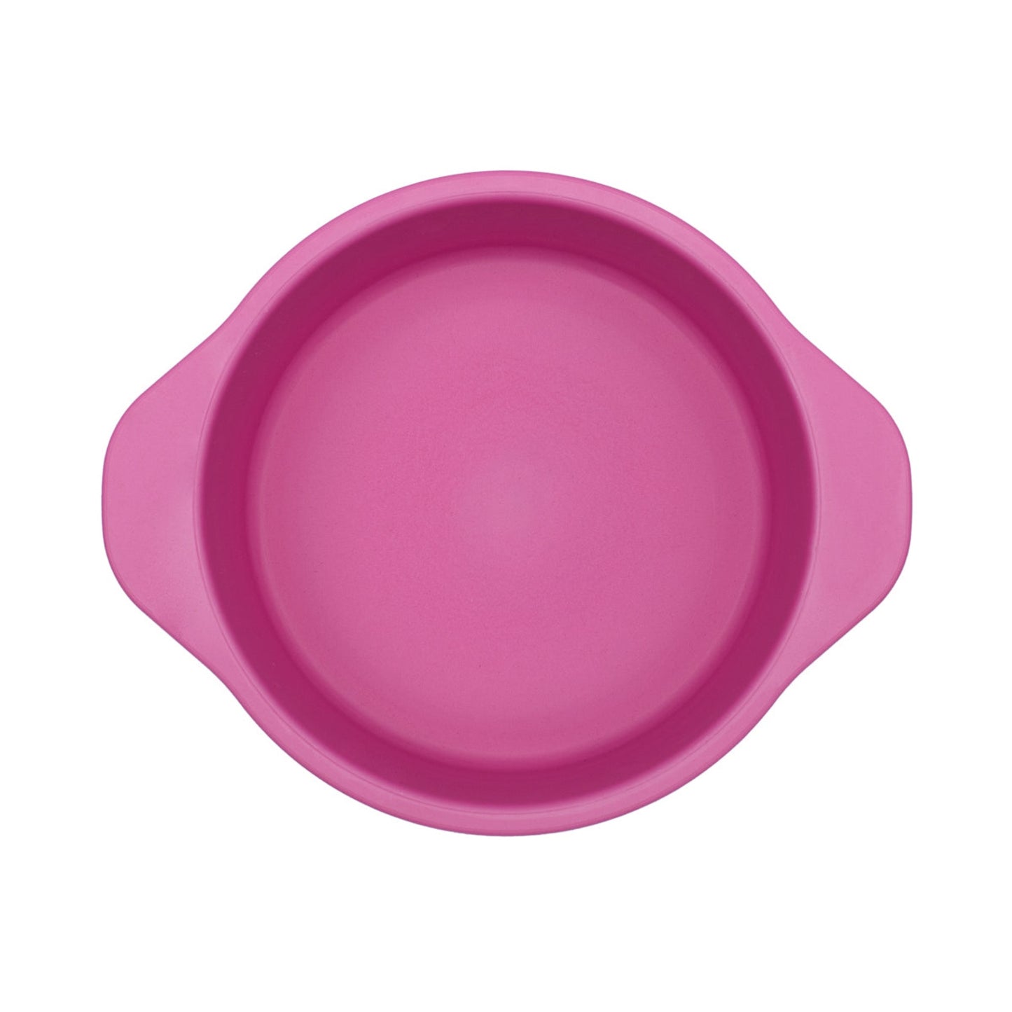 bamboo snack bowl in pink top view