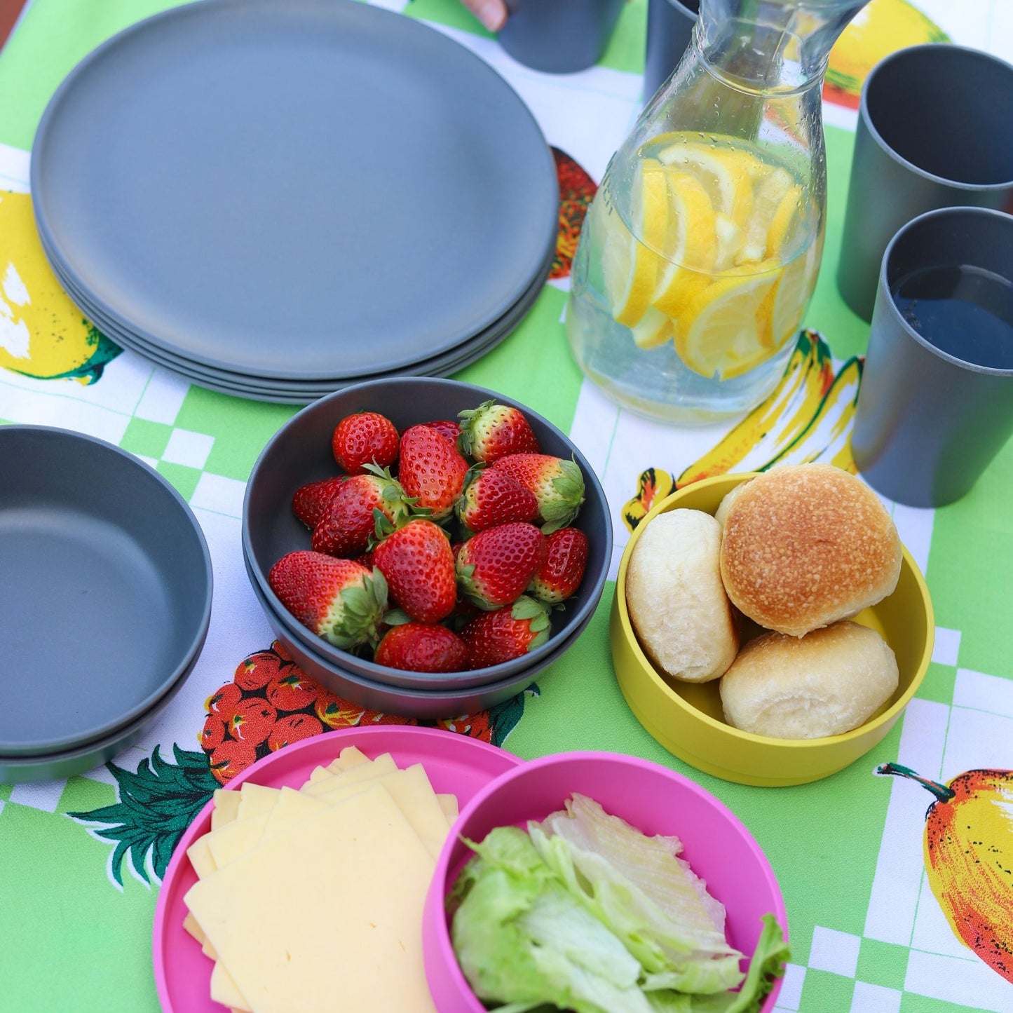 Plant-Based Dinnerware Set - Tropical