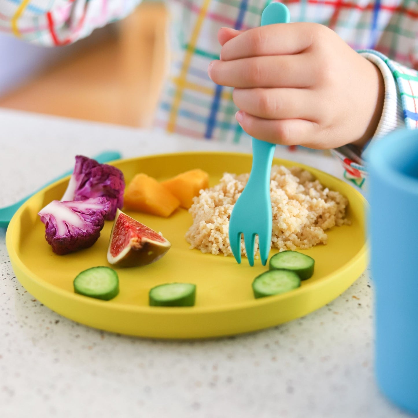 Plant-Based Plate - Yellow (19cm)