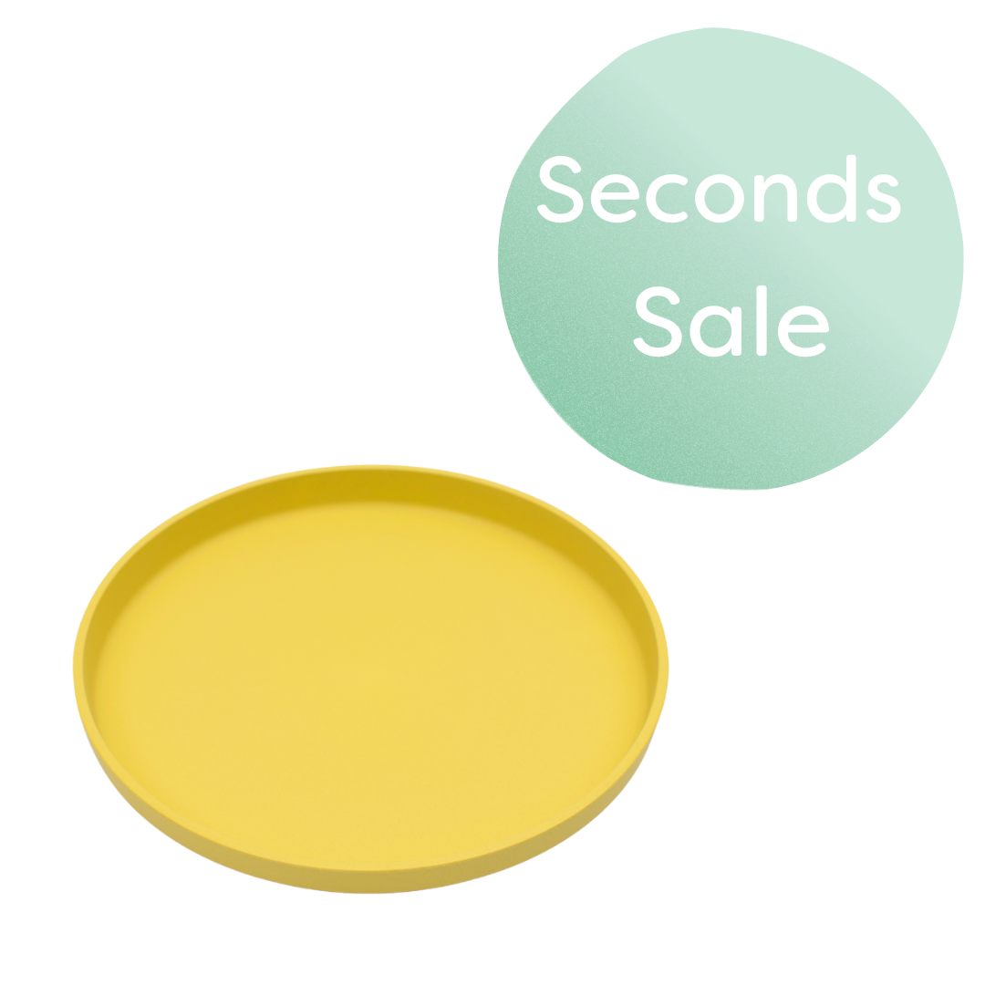 plant-based yellow plate seconds
