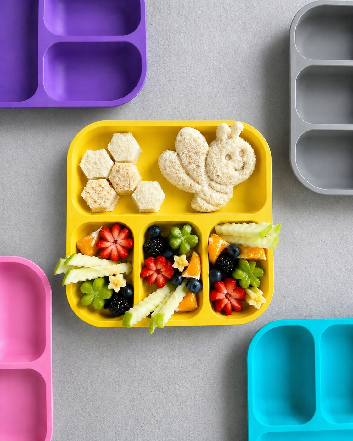 BUNDLE - Feeding Bento Set (3 Pieces) - Yellow