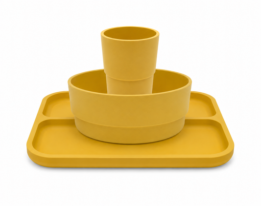 BUNDLE - Feeding Bento Set (3 Pieces) - Yellow