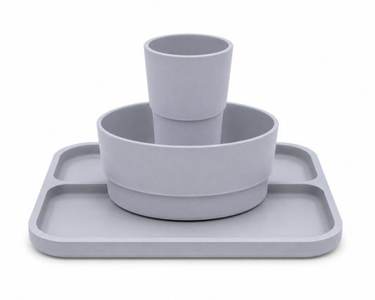 BUNDLE - Feeding Bento Set (3 Pieces) - Grey