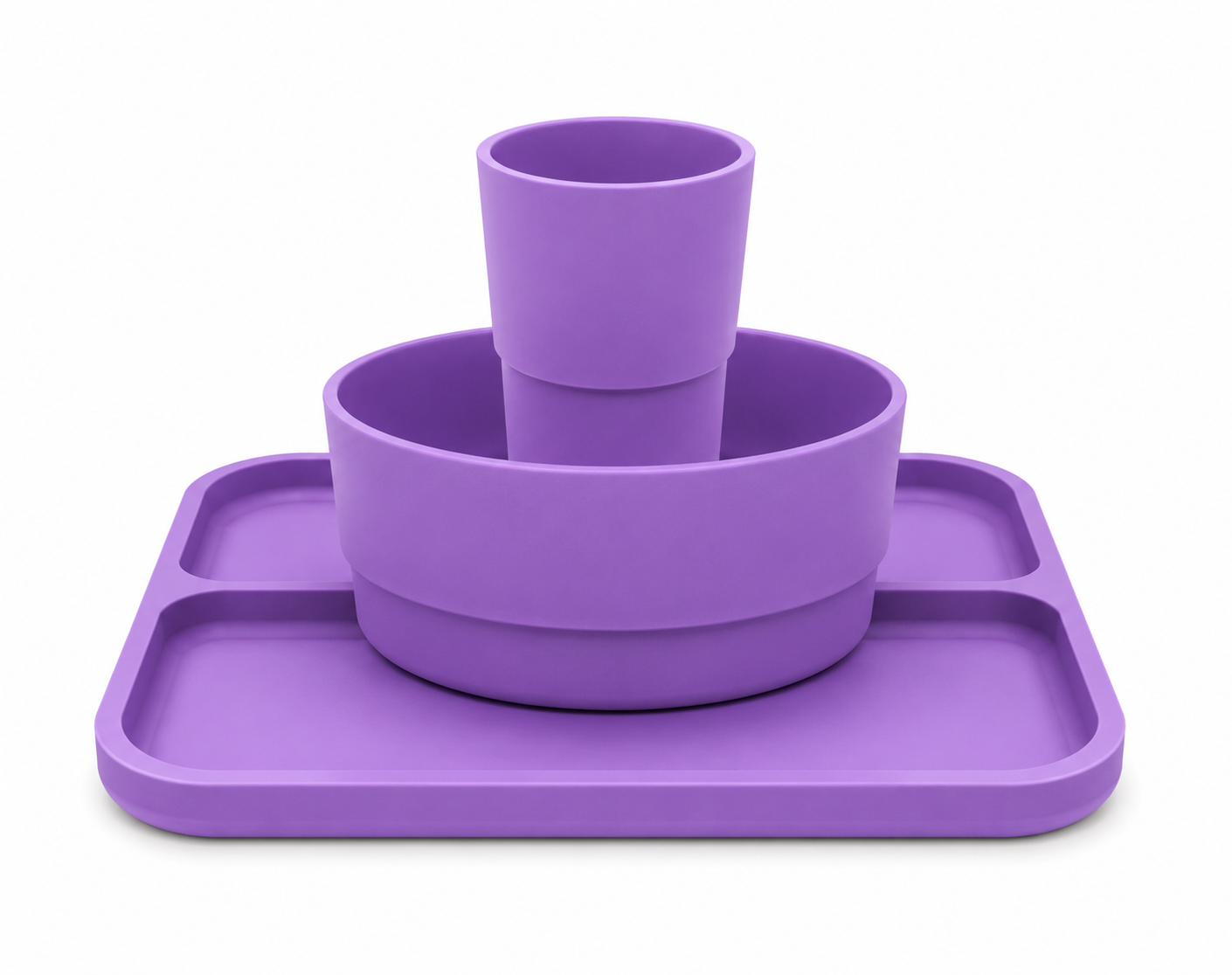 BUNDLE - Feeding Bento Set (3 Pieces) - Purple