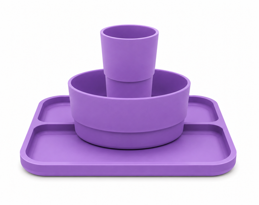 BUNDLE - Feeding Bento Set (3 Pieces) - Purple