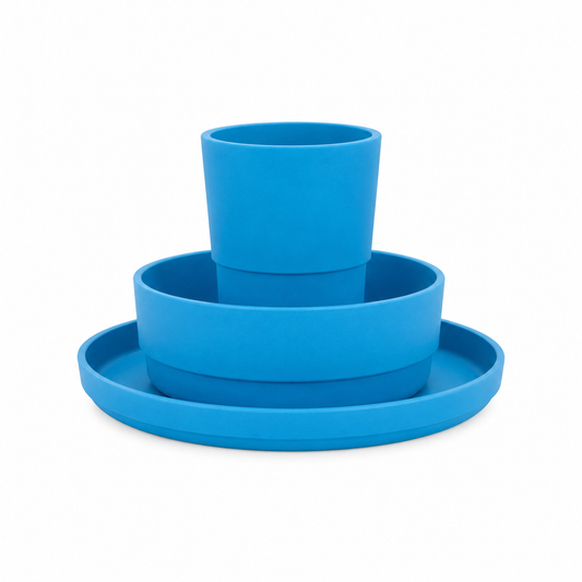 BUNDLE - The Feeding Starter Set (3 Pieces)  – Blue
