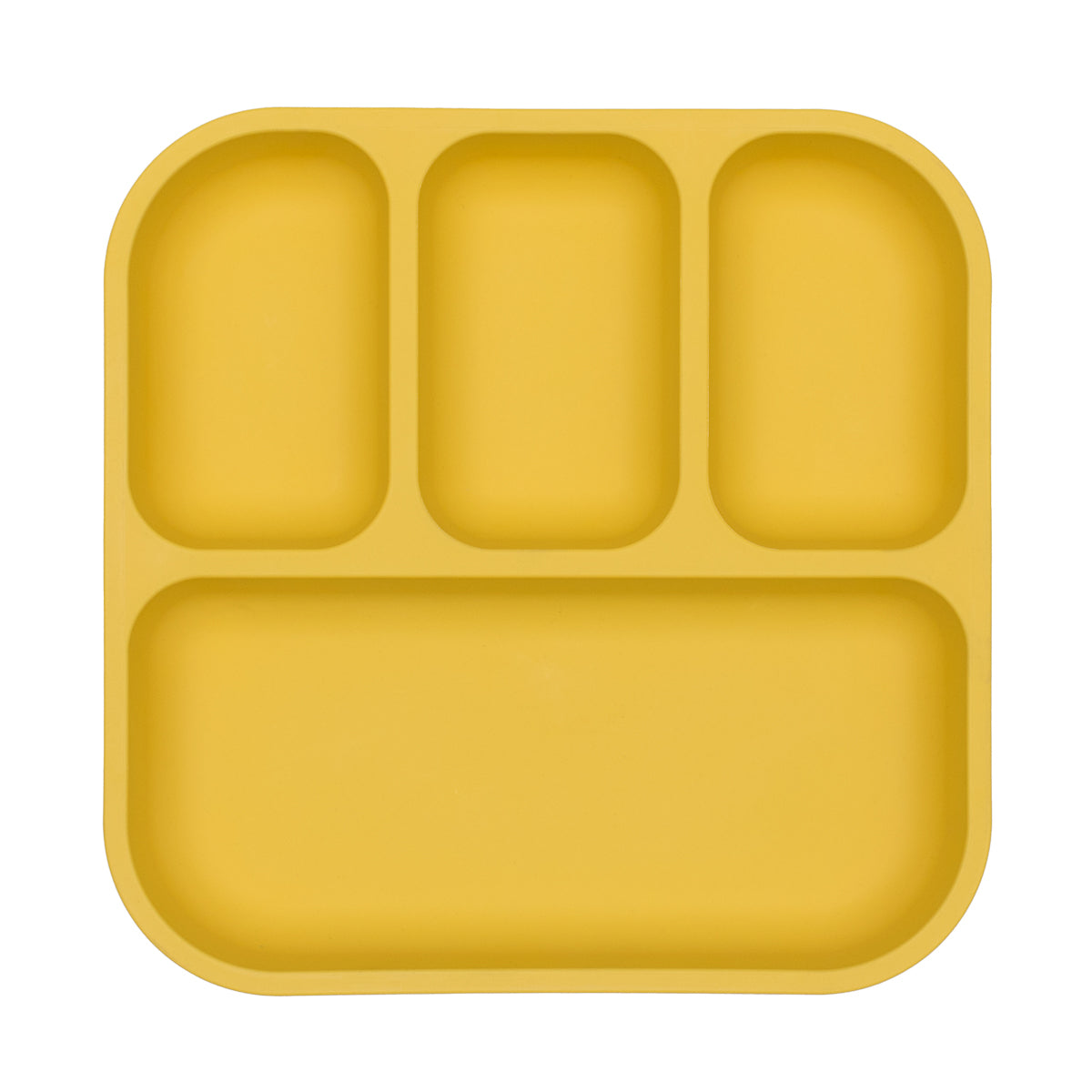 yellow bento plate front on
