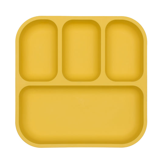 yellow bento plate front on