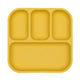 yellow bento plate front on