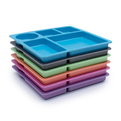 Bamboo plate for baby with Suction Base