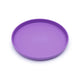 Purple round tray on a white background