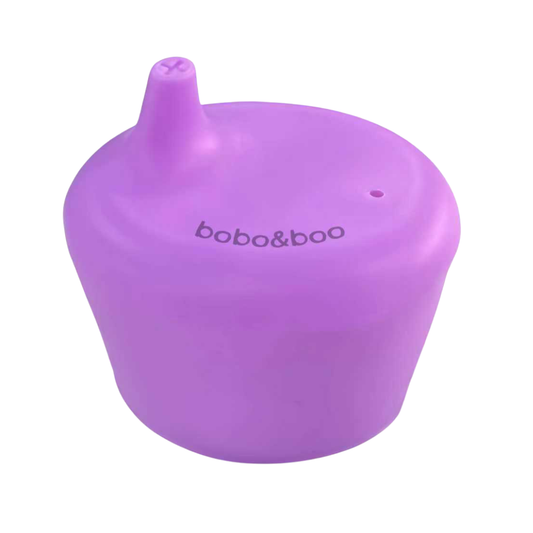 Universal Silicone Cup Lid - Sprout (Purple)