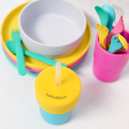 Universal Silicone Cup Lid - Straw (Yellow)