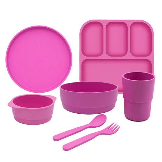 BUNDLE- Complete Mealtime Collection – Pink