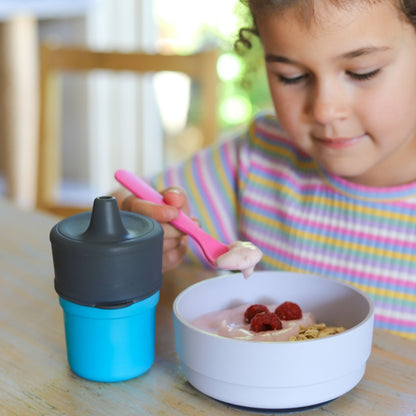 Bamboo Sipper with Bowl for baby breakfast