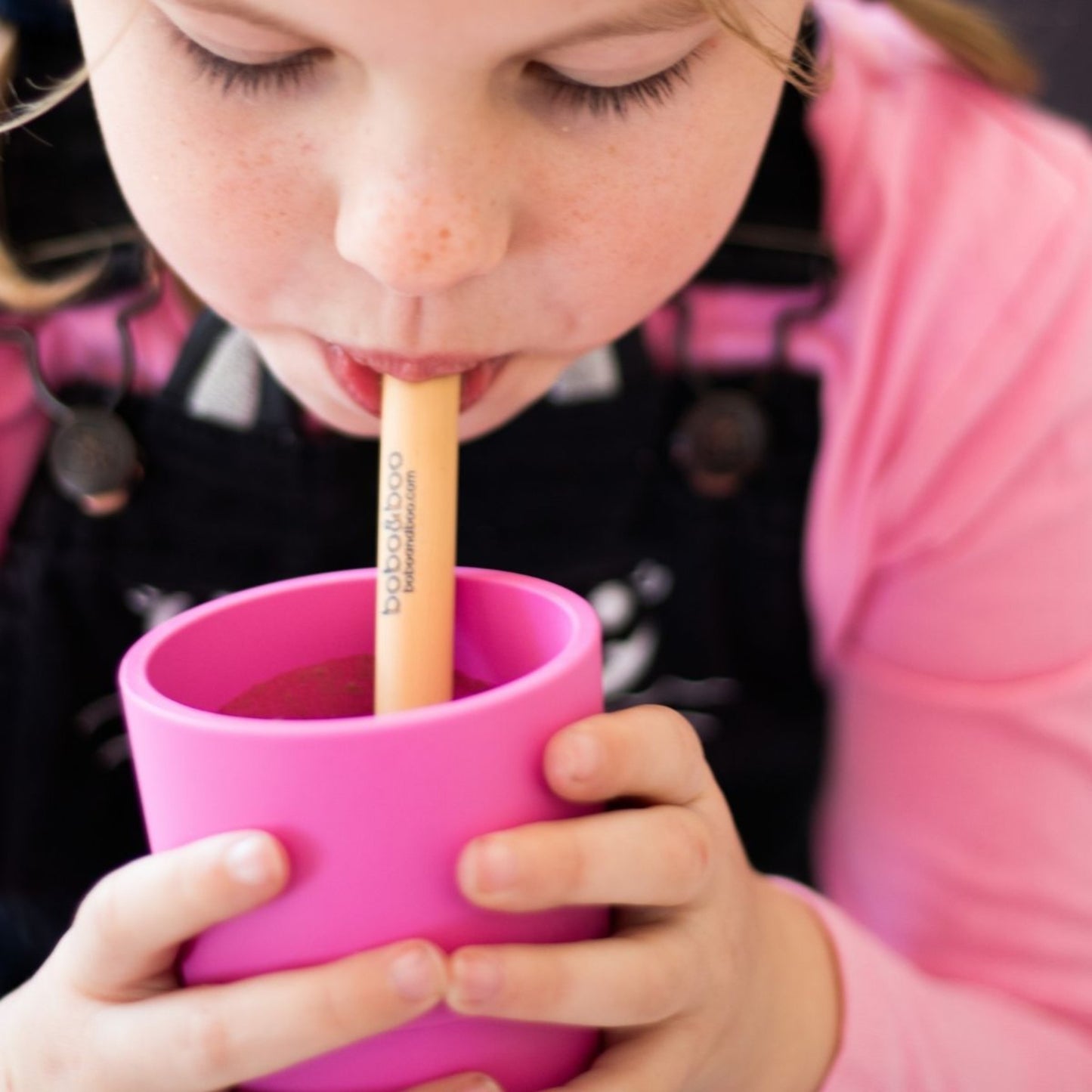 Bamboo Straw with Cups for Cold drink 