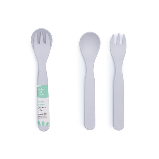 measurements of Bamboo plant-based cutlery fork and spoon